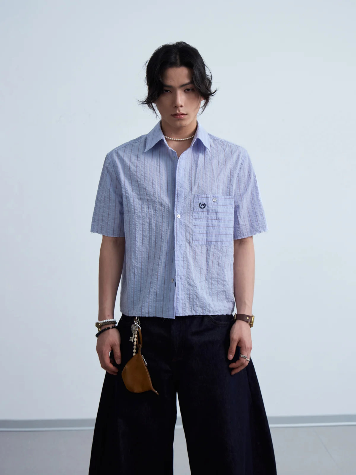 Peoplesense Coastal Stripe Oversized Shirt
