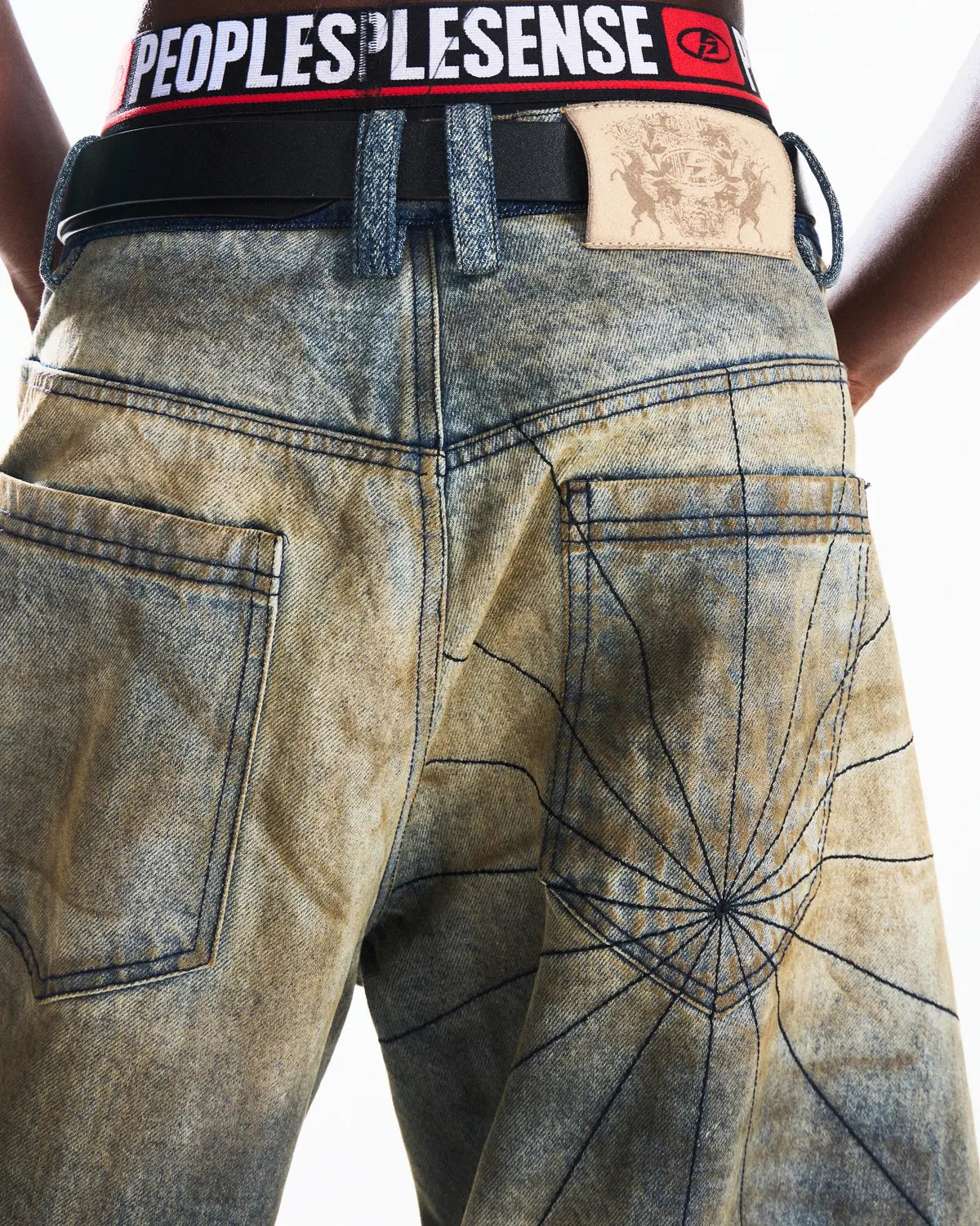 Peoplesense Vintage Drift Print Curved Denim