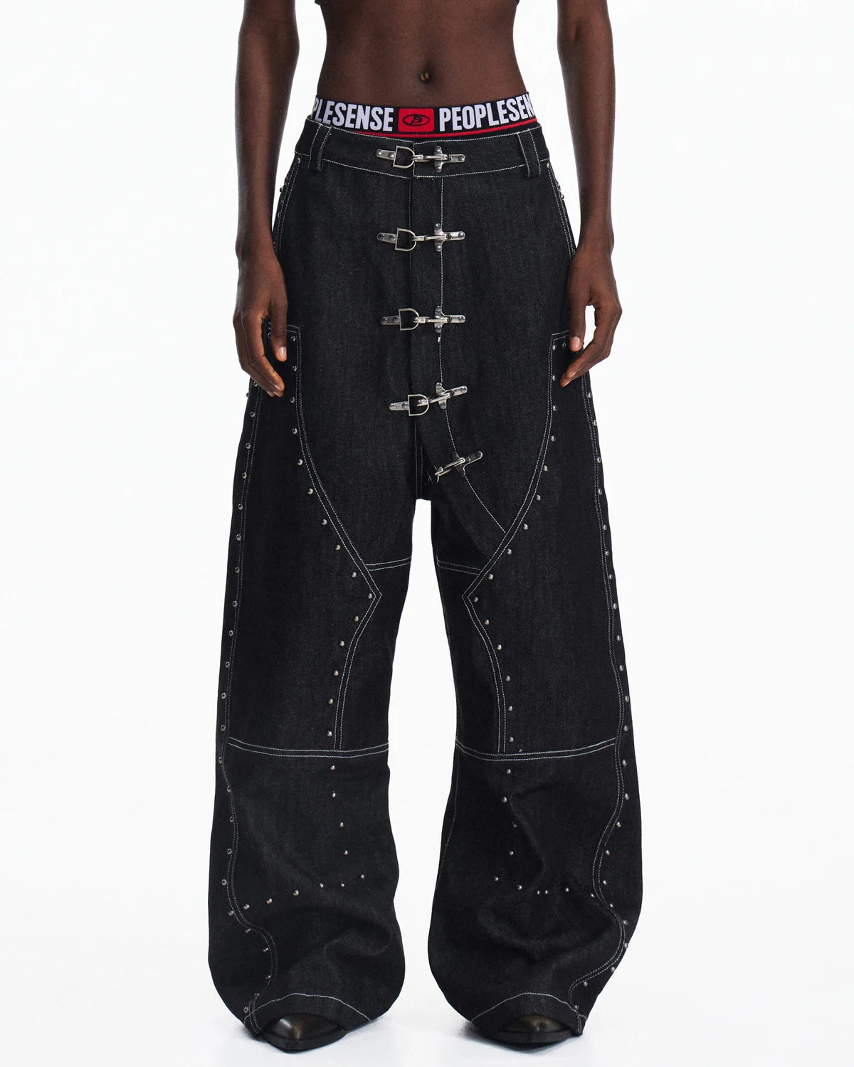 Peoplesense Angled Rivet Raw Denim Jeans – peoplesense