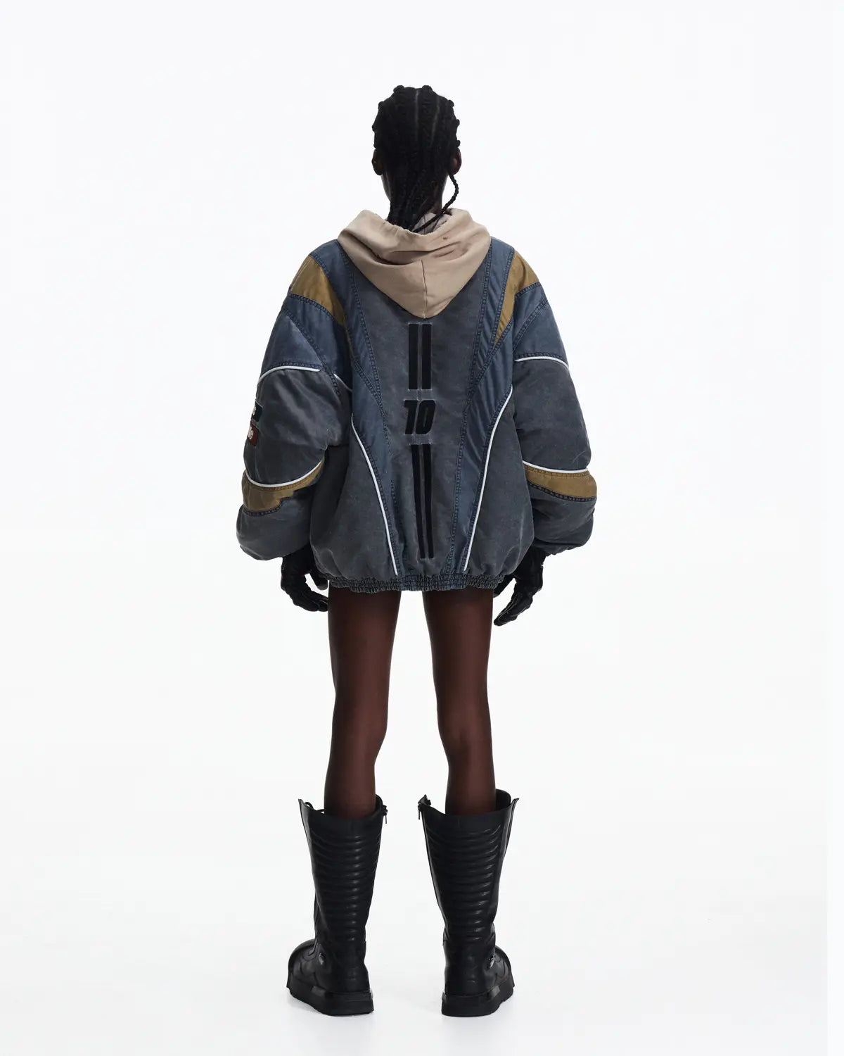 Peoplesense Racing Embellished Embroidered Bomber Jacket