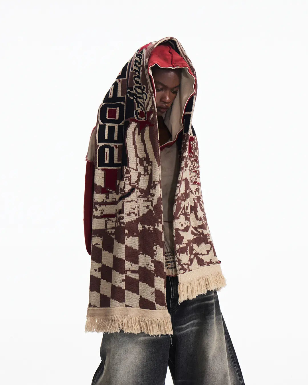 Peoplesense Racing Checkered Scarf