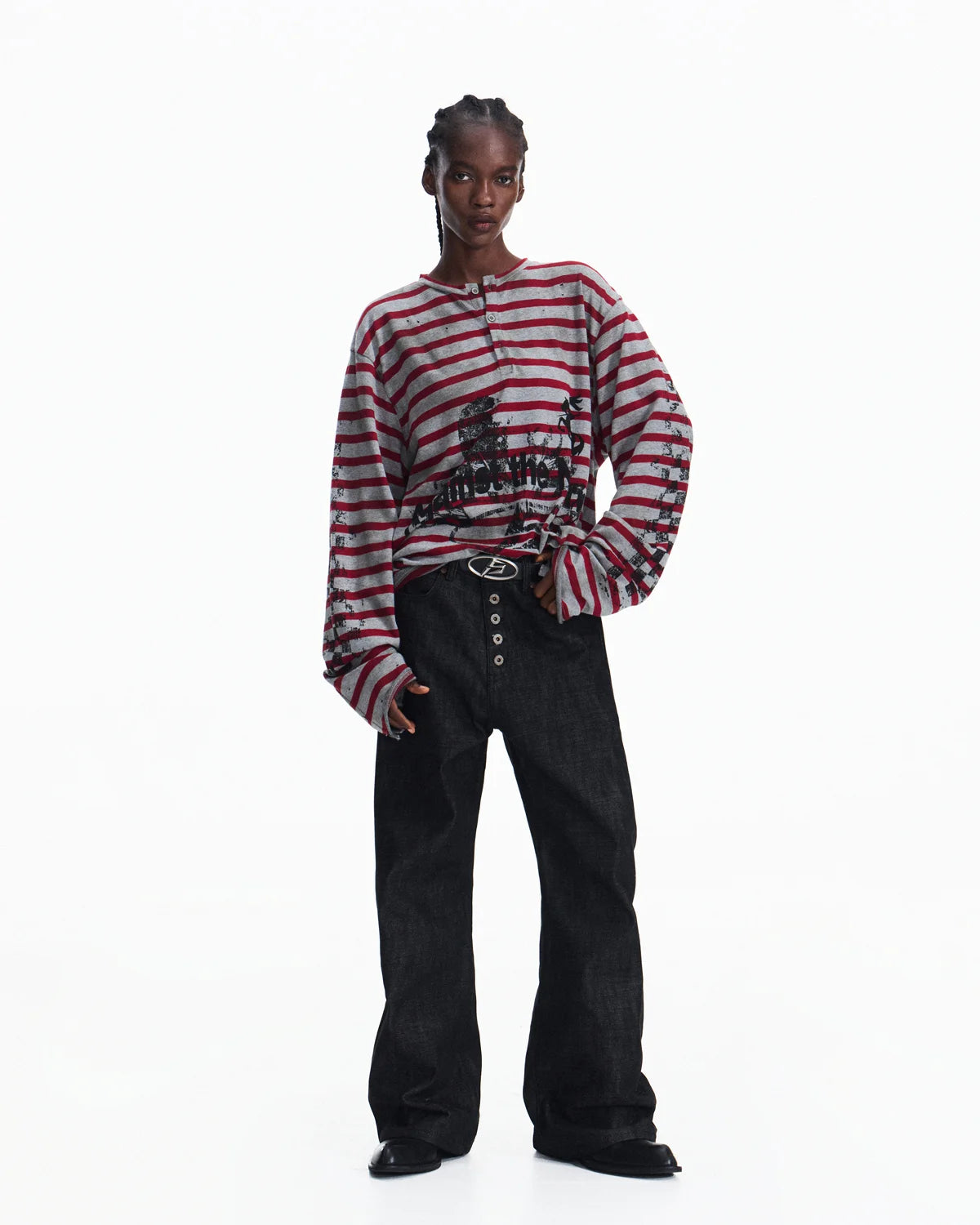 Peoplesense 5-Button Fly Red Selvedge Raw Denim Jeans