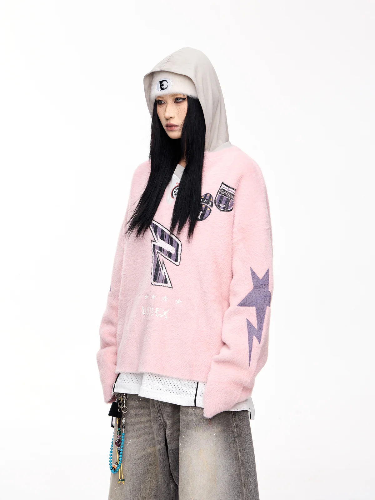 Peoplesense Oversized V-neck Sweater