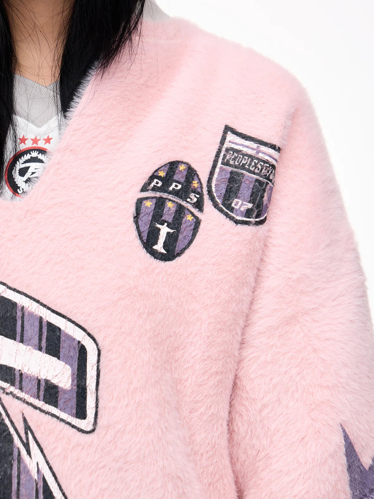 Peoplesense Oversized V-neck Sweater