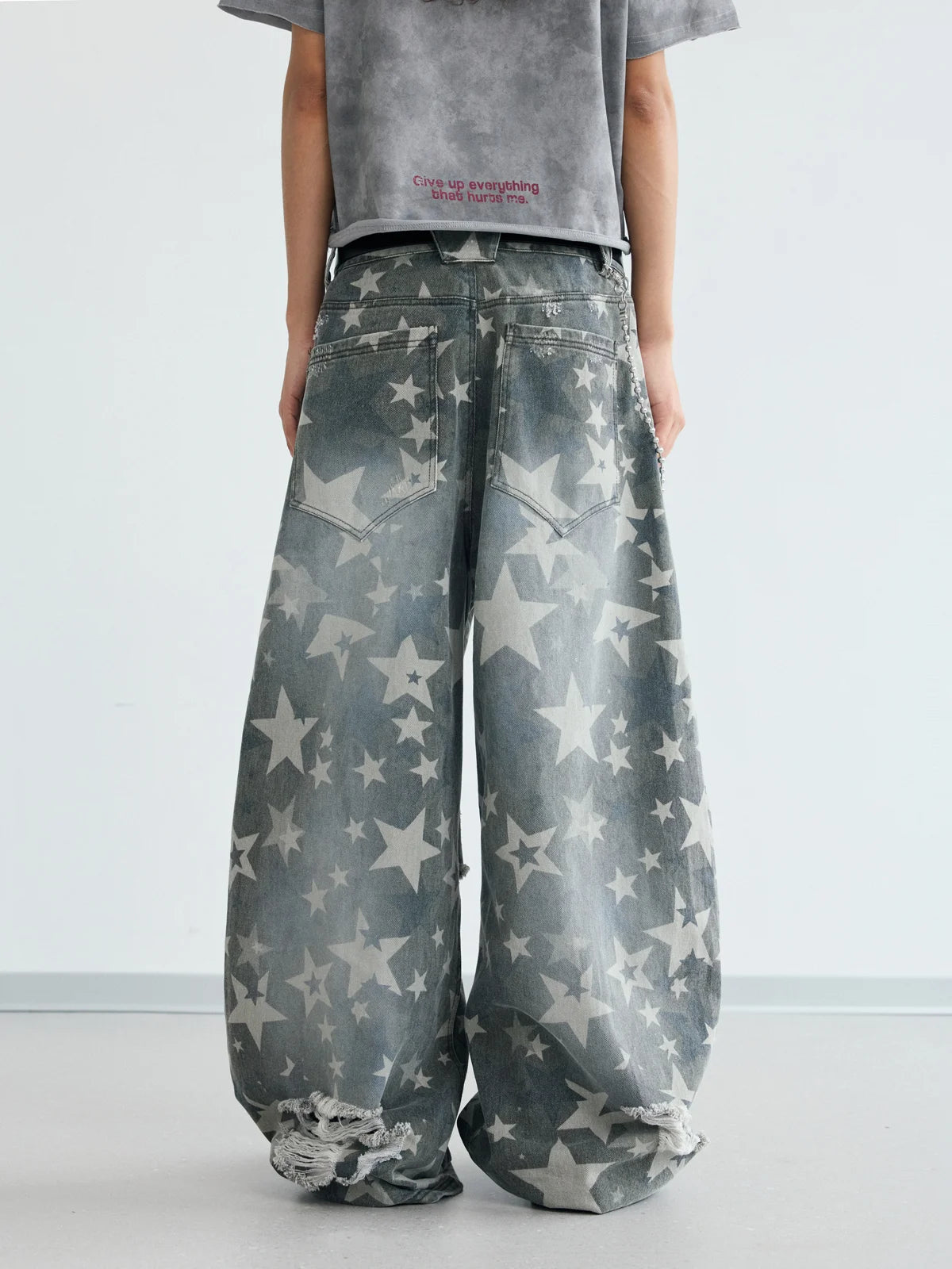 Peoplesense Star Distressed Curve Jeans