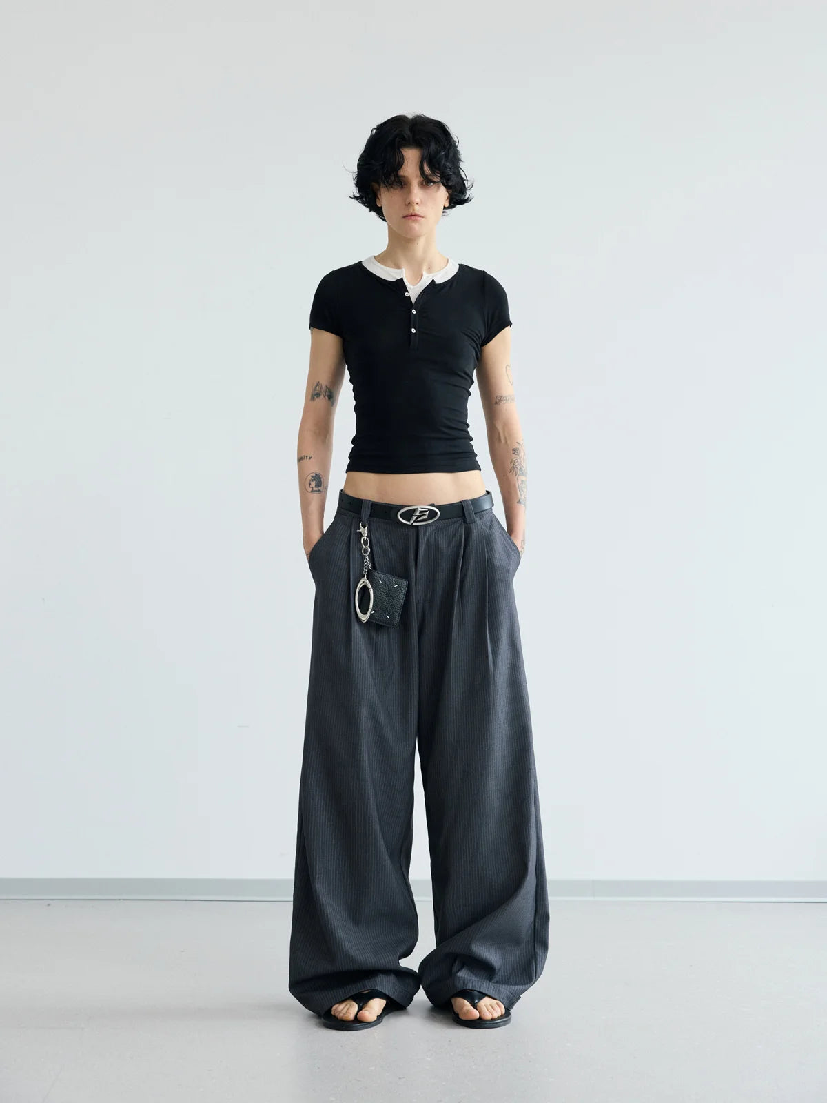 Peoplesense Layered Look Slim Tee