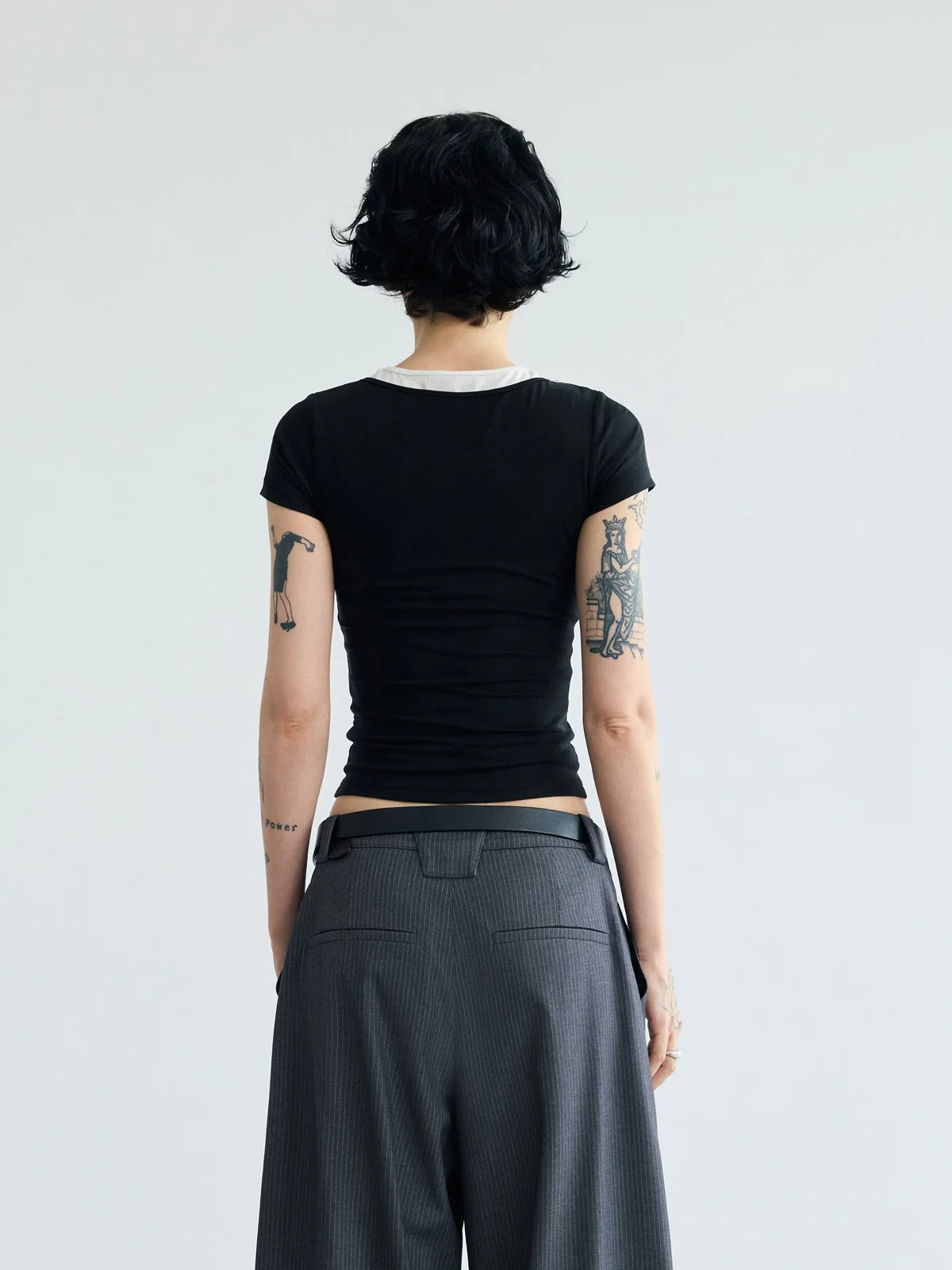 Peoplesense Layered Look Slim Tee