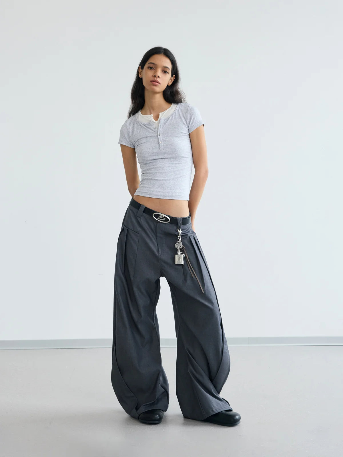 Peoplesense Layered Look Slim Tee