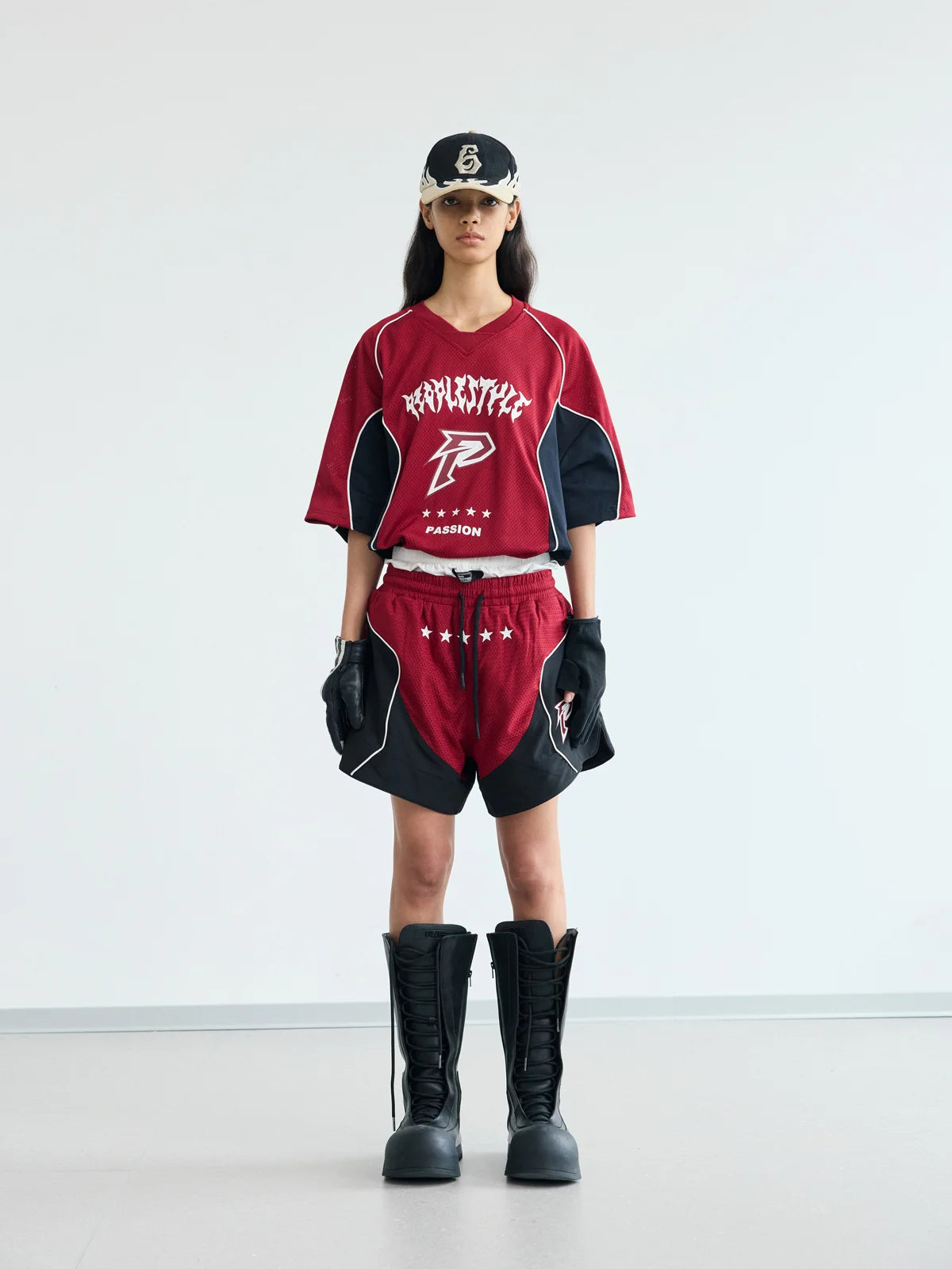 Peoplesense Deconstructed Contrasting Colors Jersey Tee
