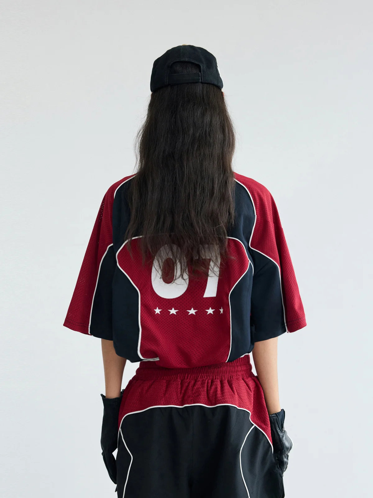 Peoplesense Deconstructed Contrasting Colors Jersey Tee