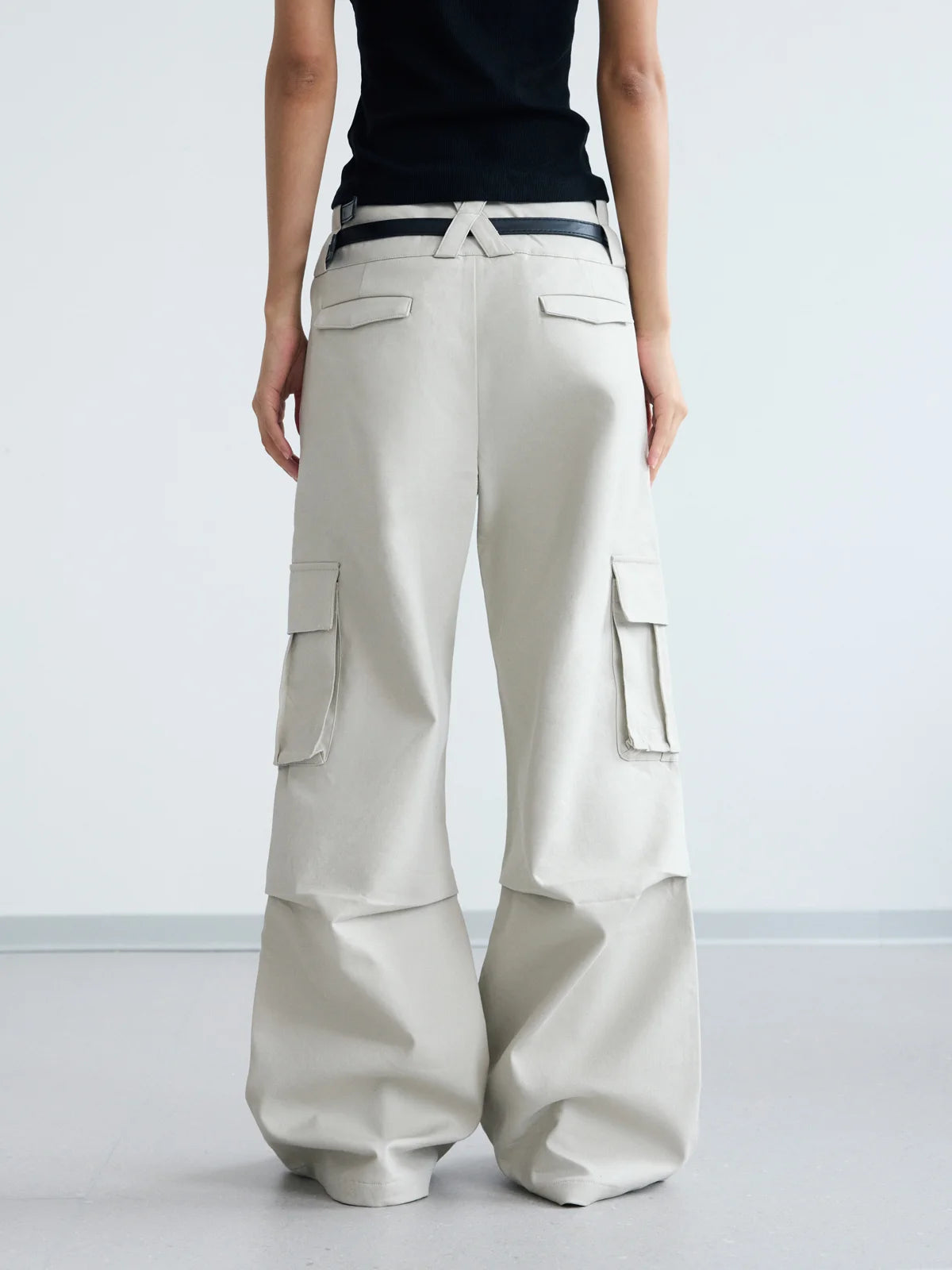 Peoplesense Double Belted Vintage Cargo Pants