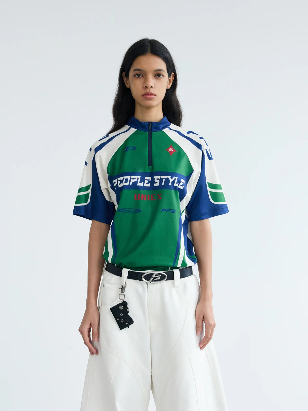 Peoplesense Slim Fit Cycling Jersey