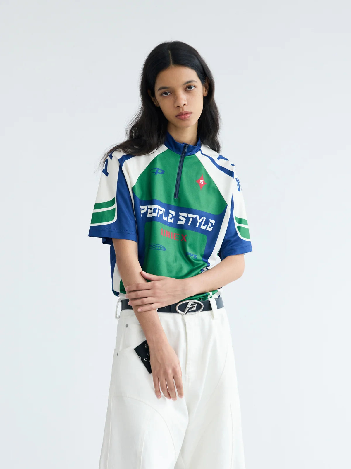 Peoplesense Slim Fit Cycling Jersey