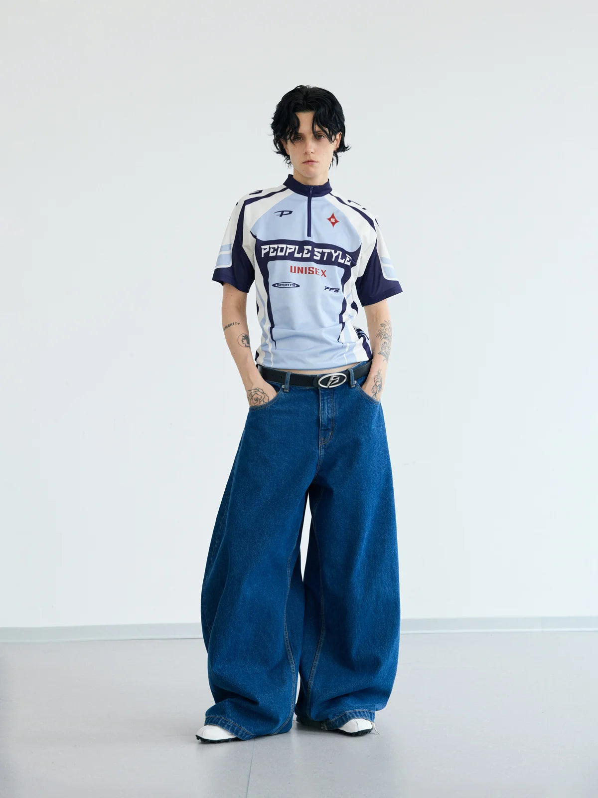Peoplesense Slim Fit Cycling Jersey