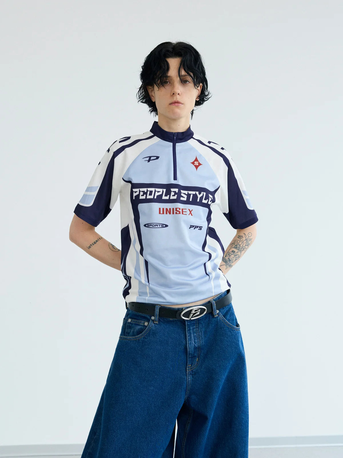 Peoplesense Slim Fit Cycling Jersey