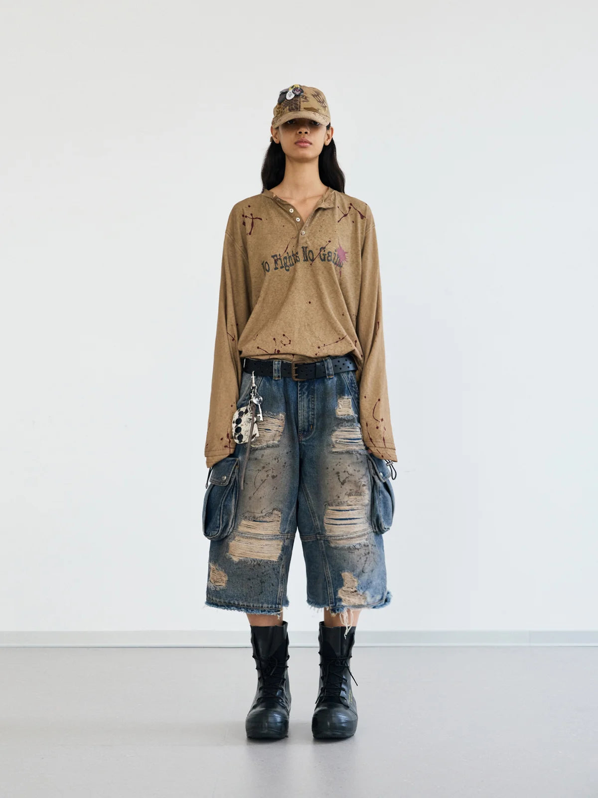 Peoplesense Forge Arc Crop Denim Jorts