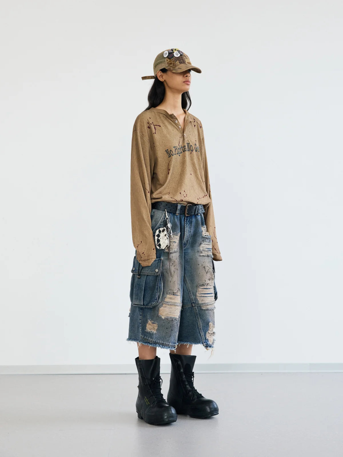 Peoplesense Forge Arc Crop Denim Jorts