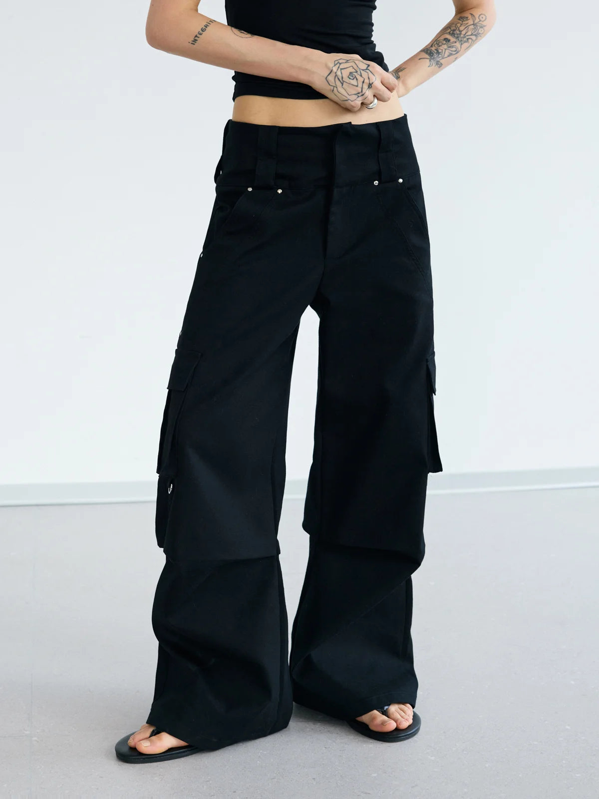 Peoplesense Double Belted Vintage Cargo Pants