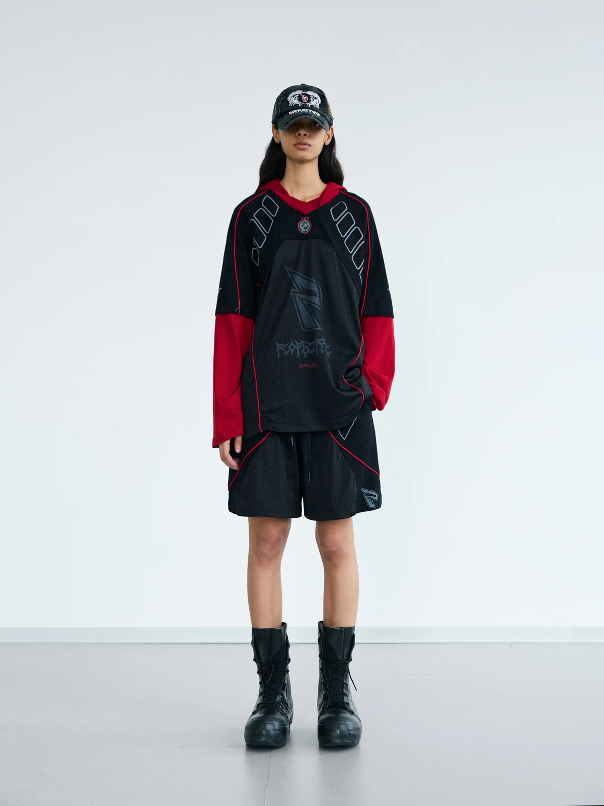 Peoplesense Racer Aesthetic Mesh Shorts