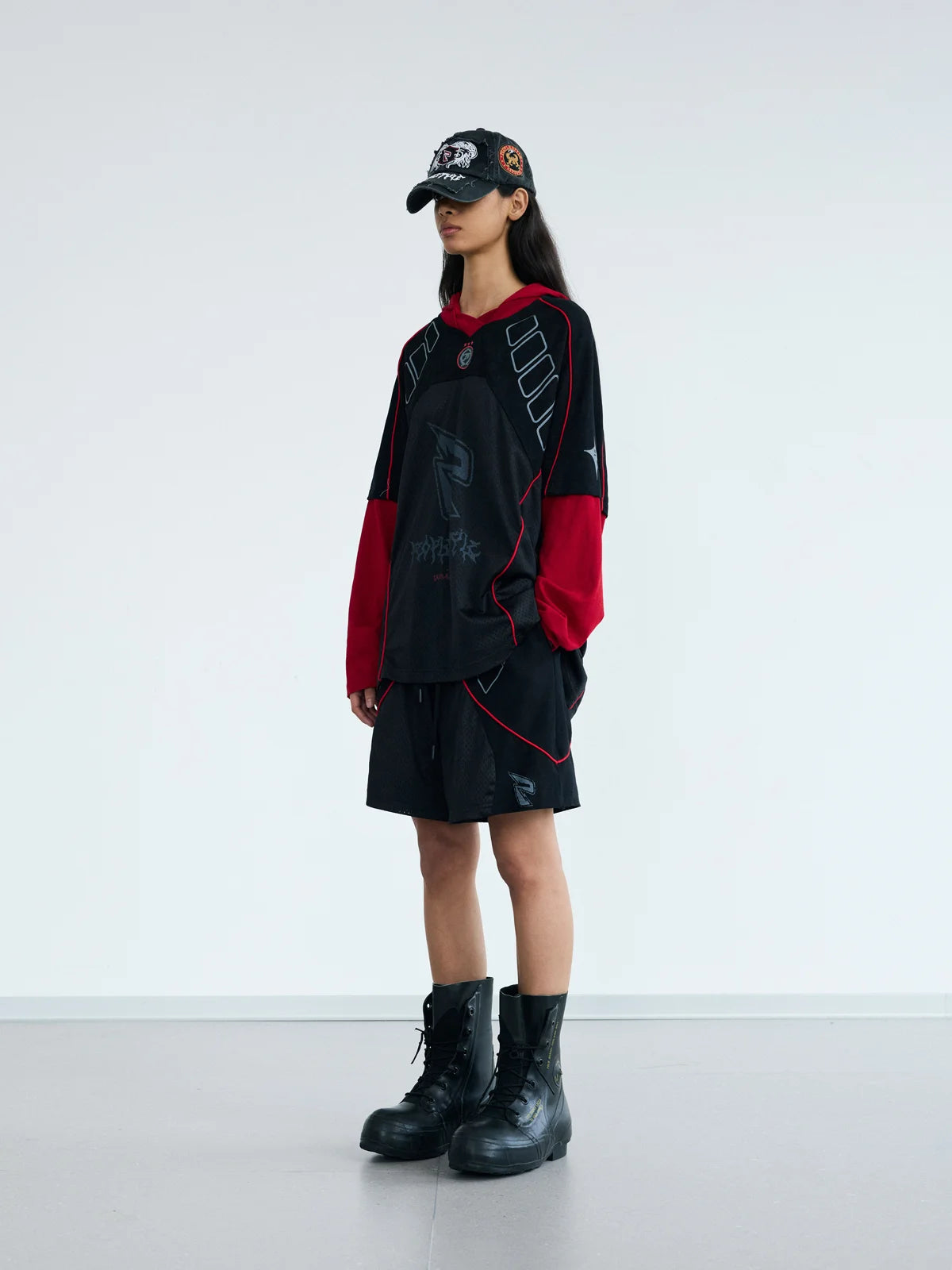 Peoplesense Racer Aesthetic Mesh Shorts
