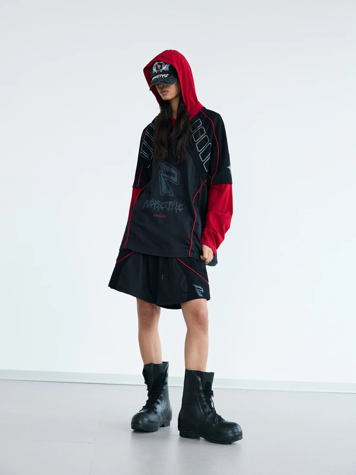 Peoplesense Racer Aesthetic Mesh Shorts