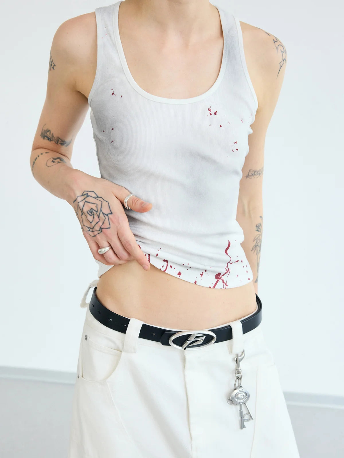 Peoplesense Vintage Splatter Vest
