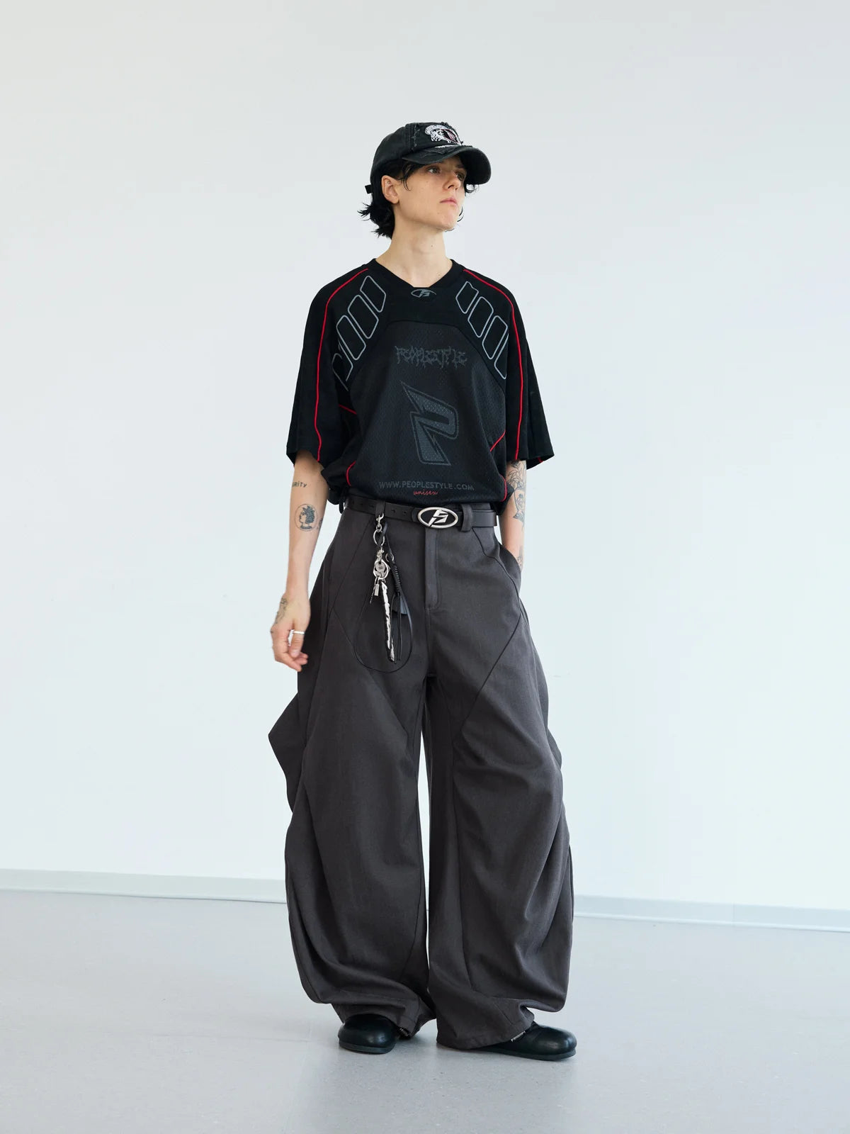 Peoplesense Deconstructed Baggy Cargo Pant