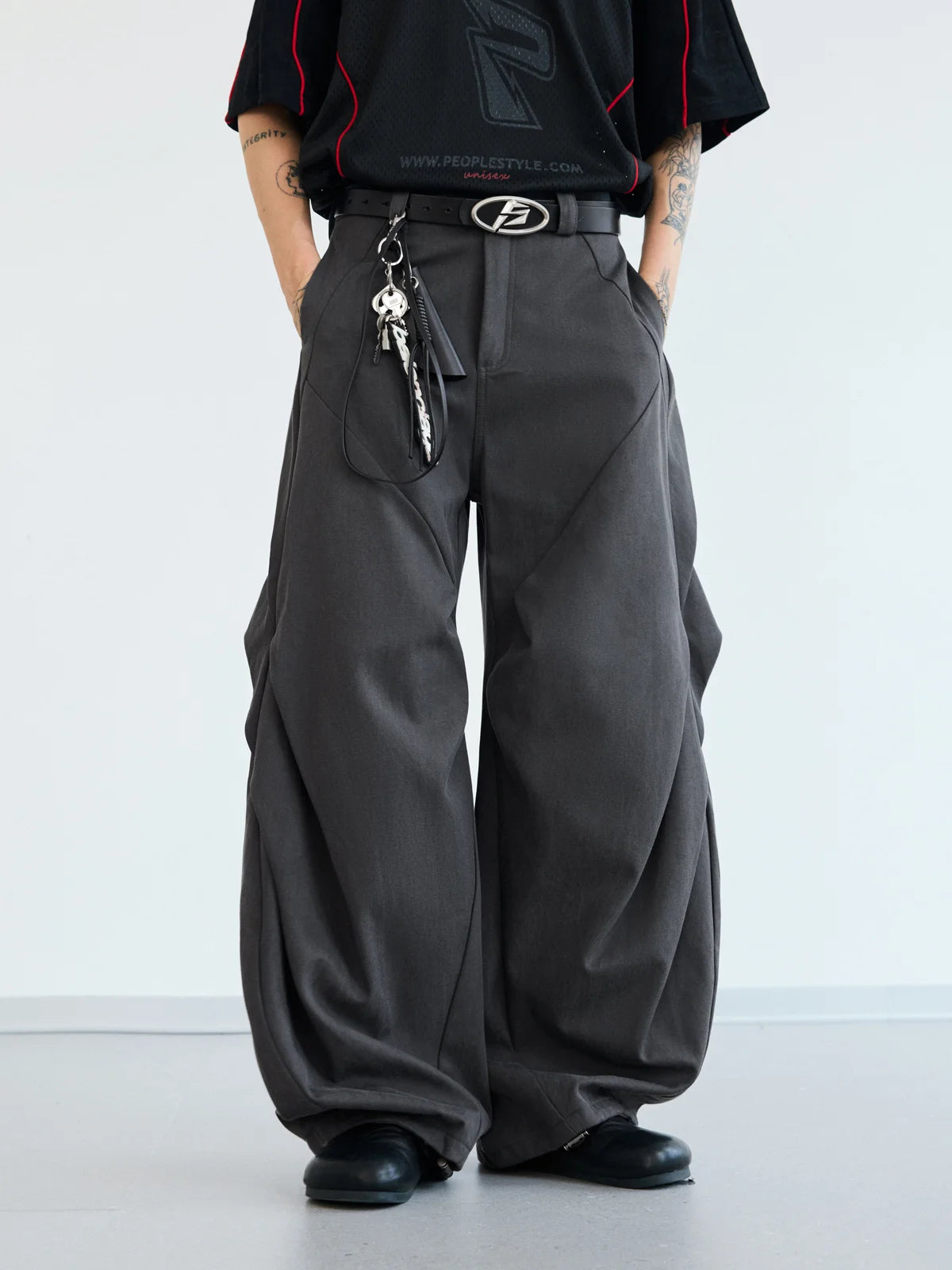 Peoplesense Deconstructed Baggy Cargo Pant