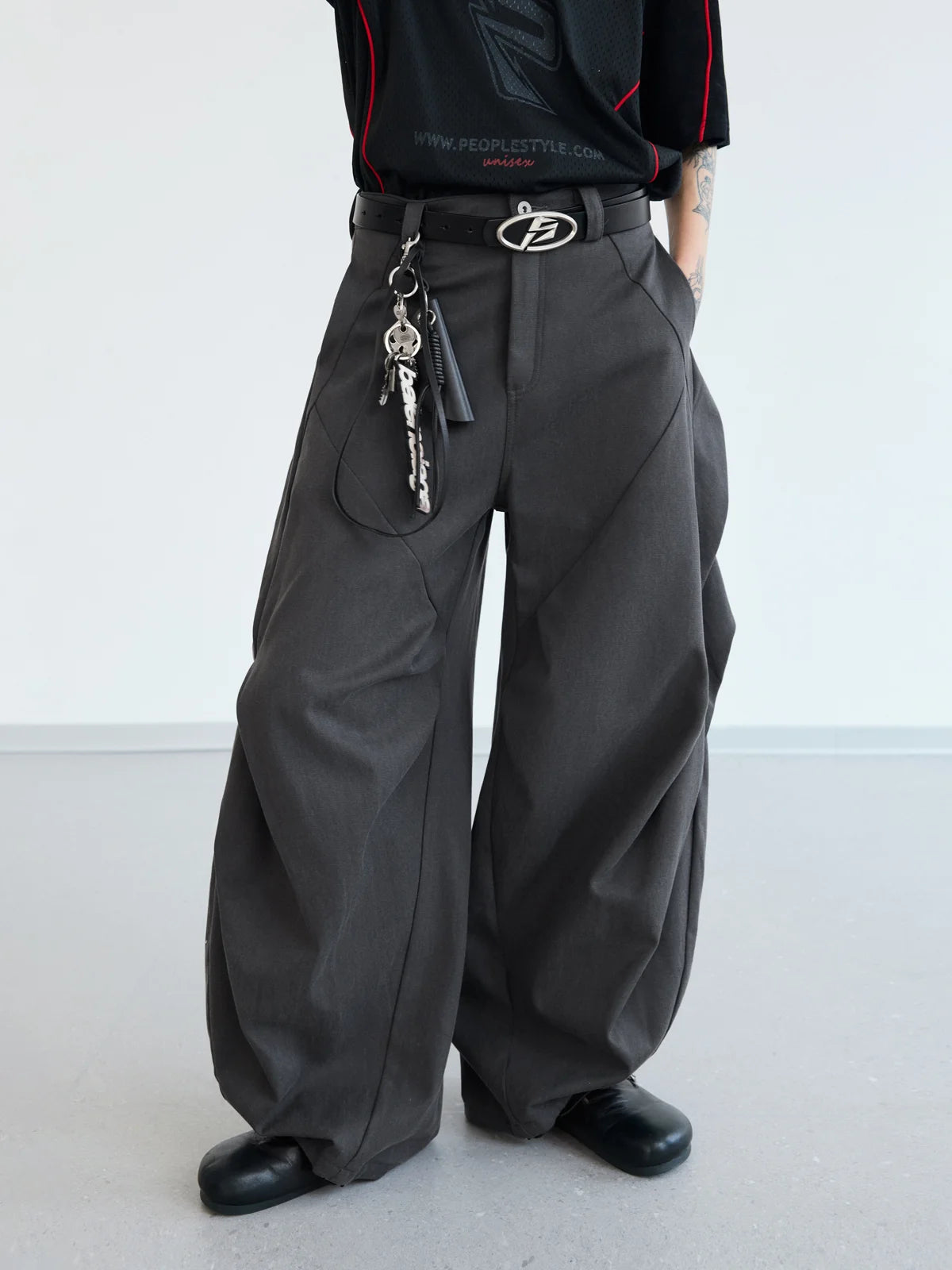 Peoplesense Deconstructed Baggy Cargo Pant