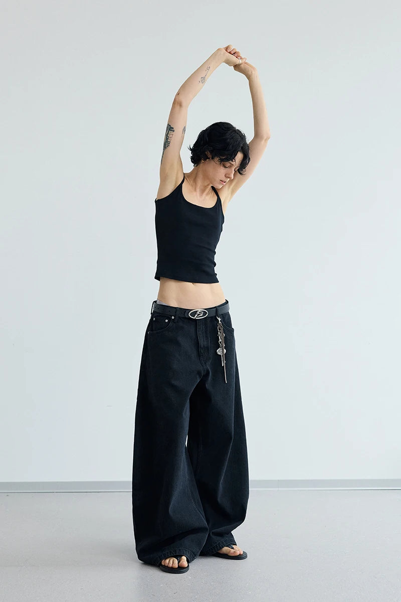 peoplesense a-line wide leg jeans