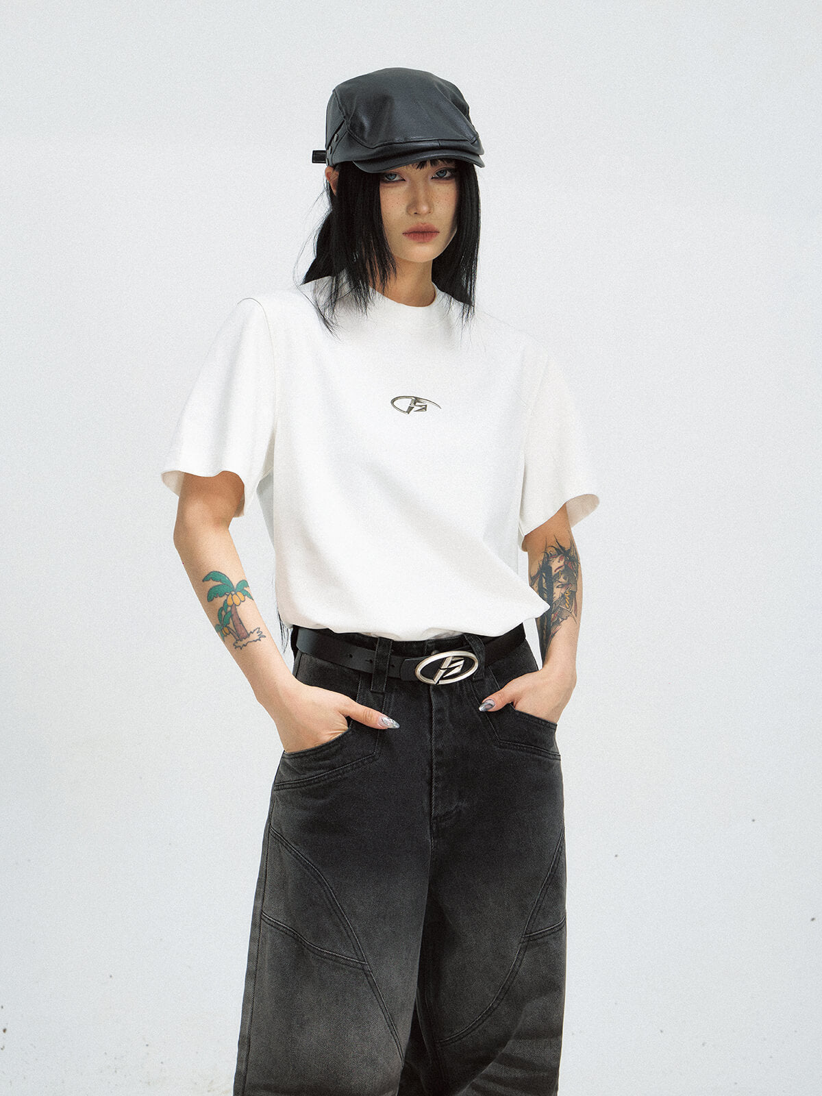 Peoplesense Basic Logo Cotton T-shirt