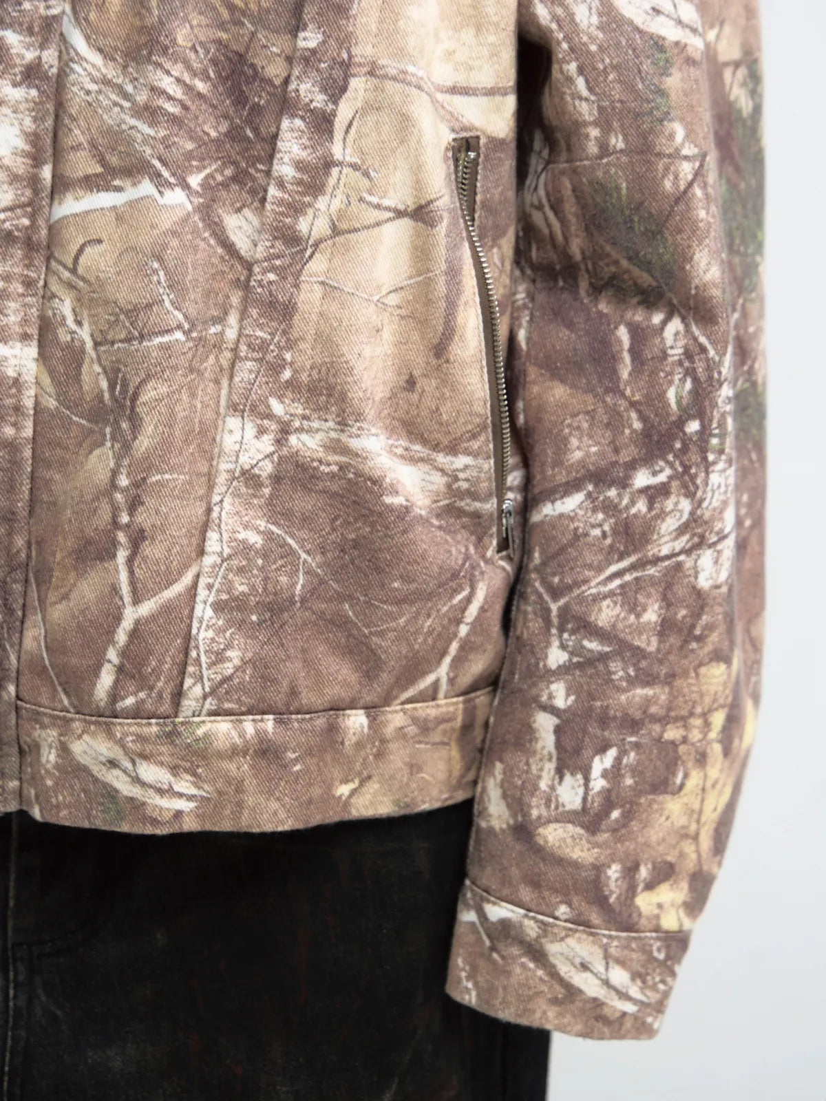 Peoplesense Camouflage Branch-Print Workwear Jacket