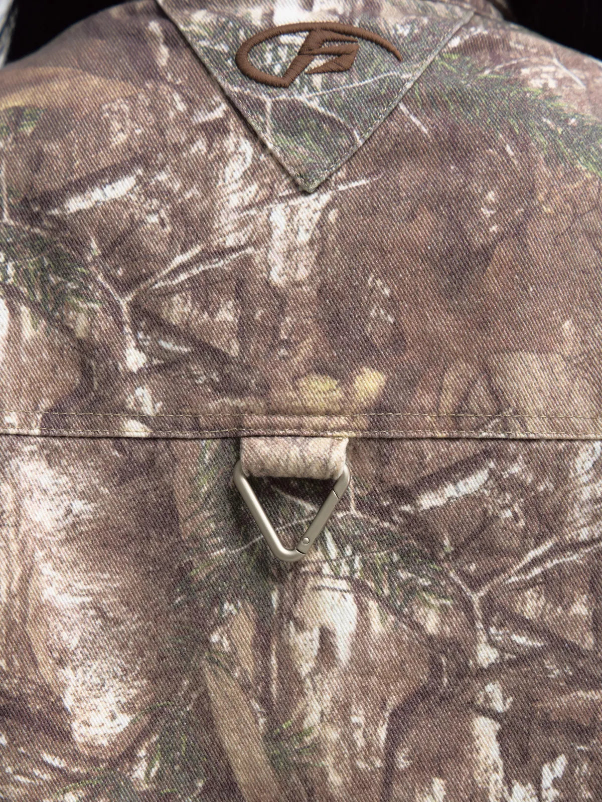 Peoplesense Camouflage Branch-Print Workwear Jacket