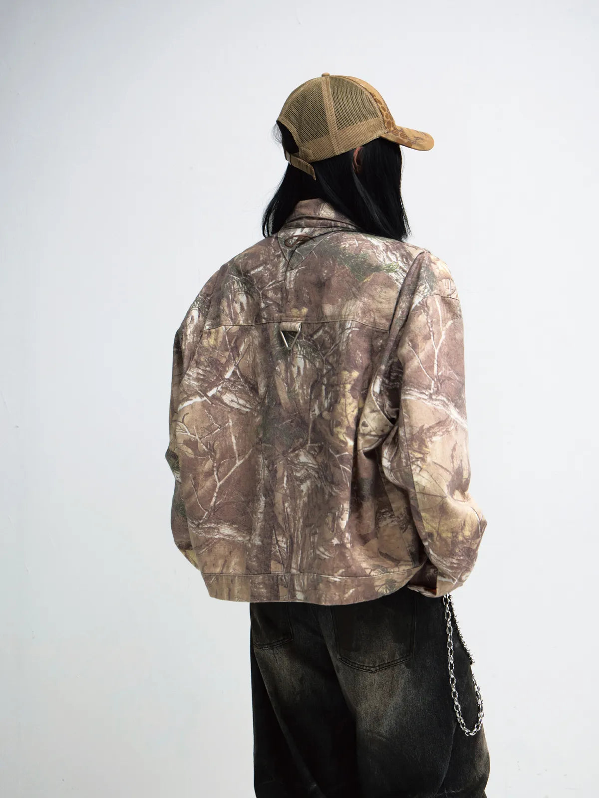 Peoplesense Camouflage Branch-Print Workwear Jacket