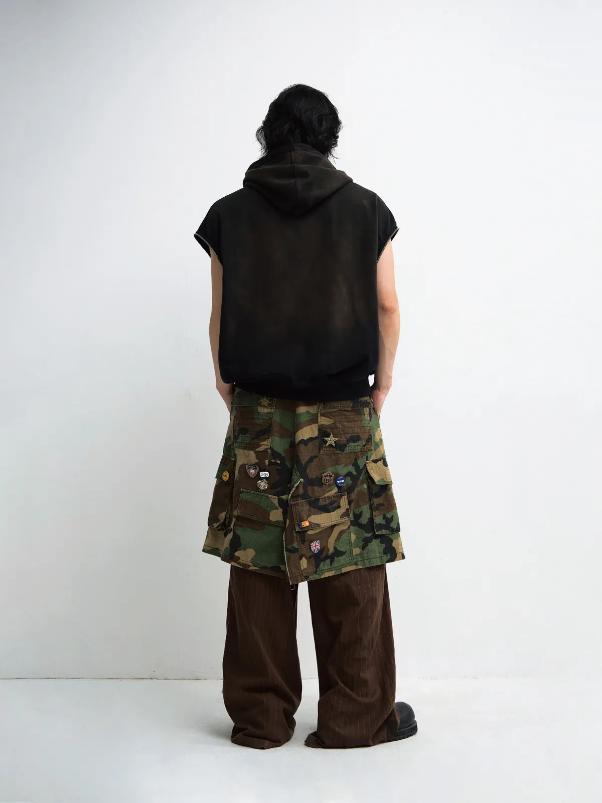 Peoplesense Detachable Embroidered Hoodie