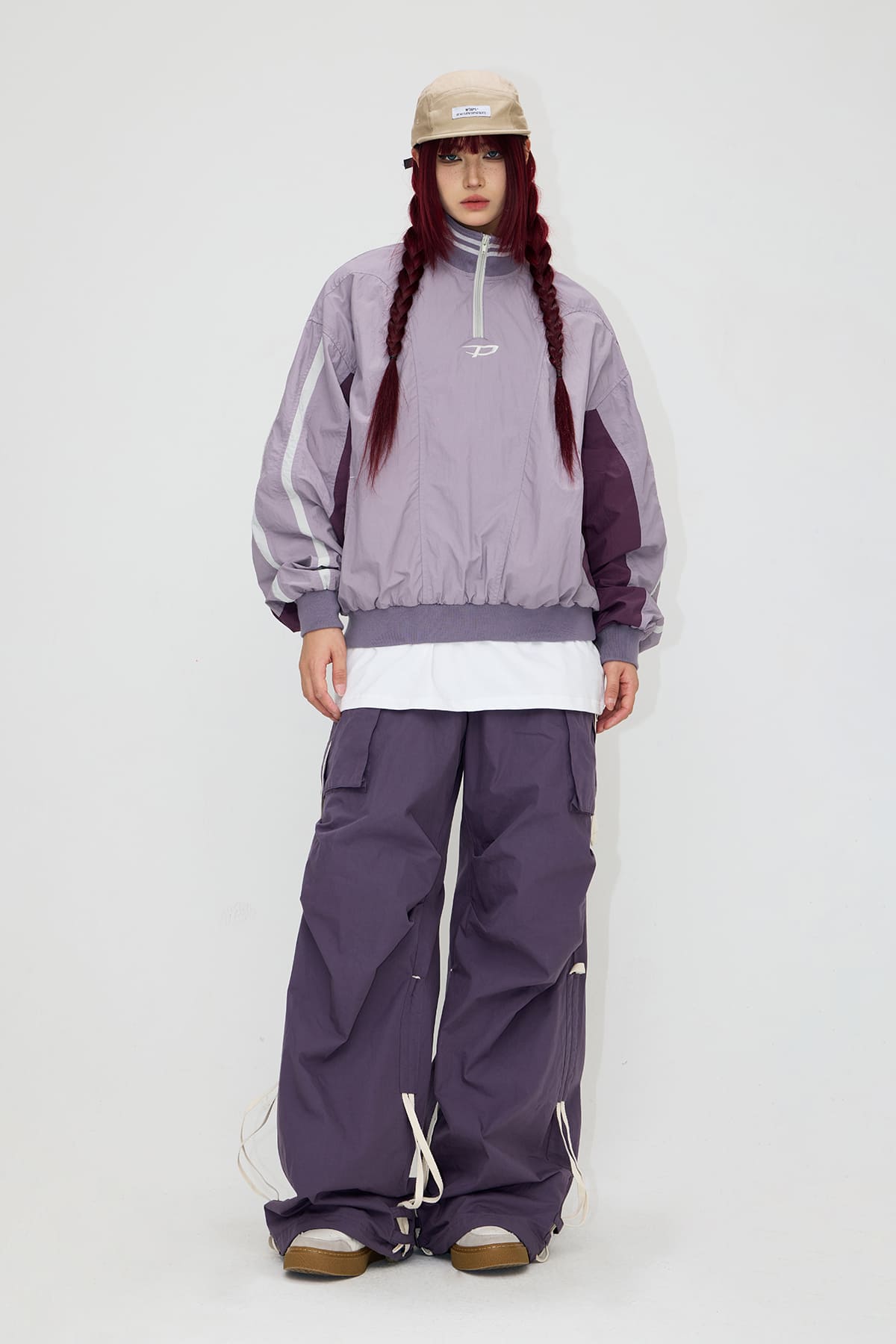 Peoplesense Drawstring Vintage Pleated Pants