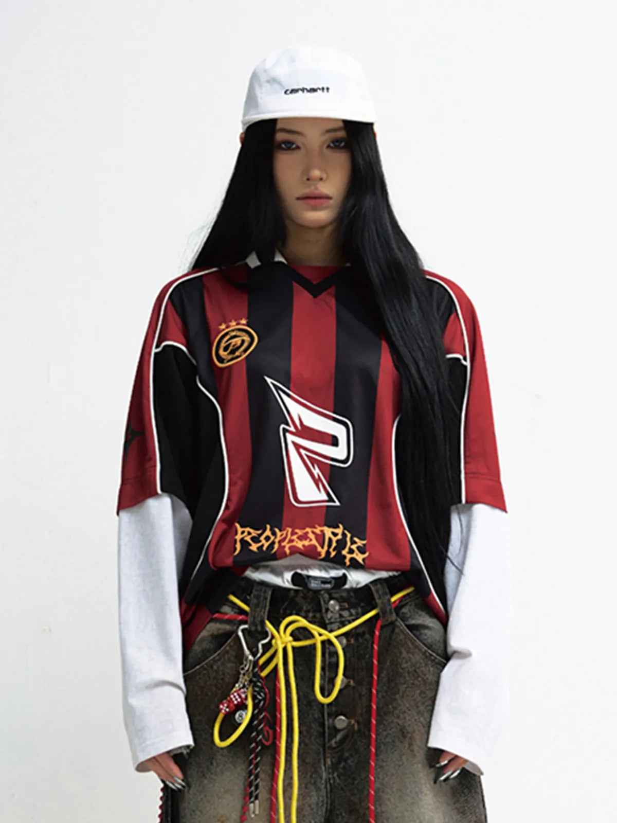 Peoplesense Ripped Full Zip Face Mask Hoodie