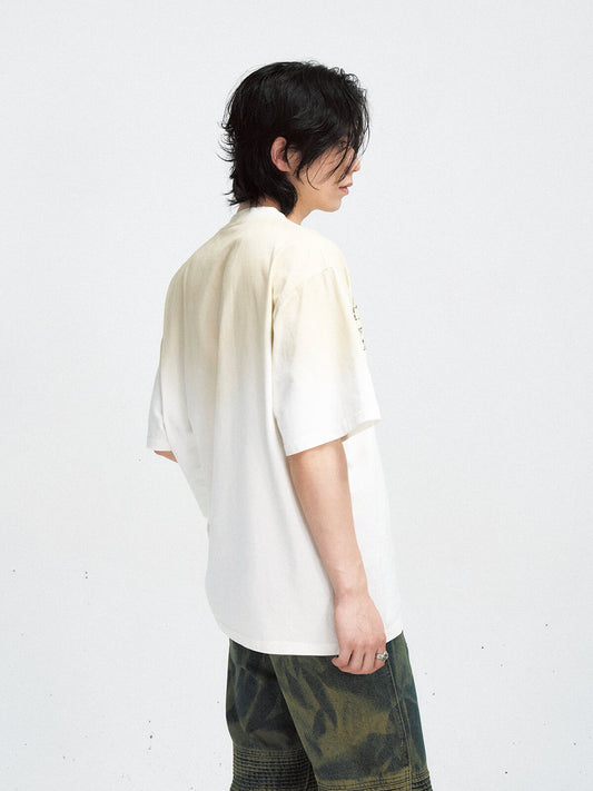 Peoplesense Gradient Vintage Oversized Tee