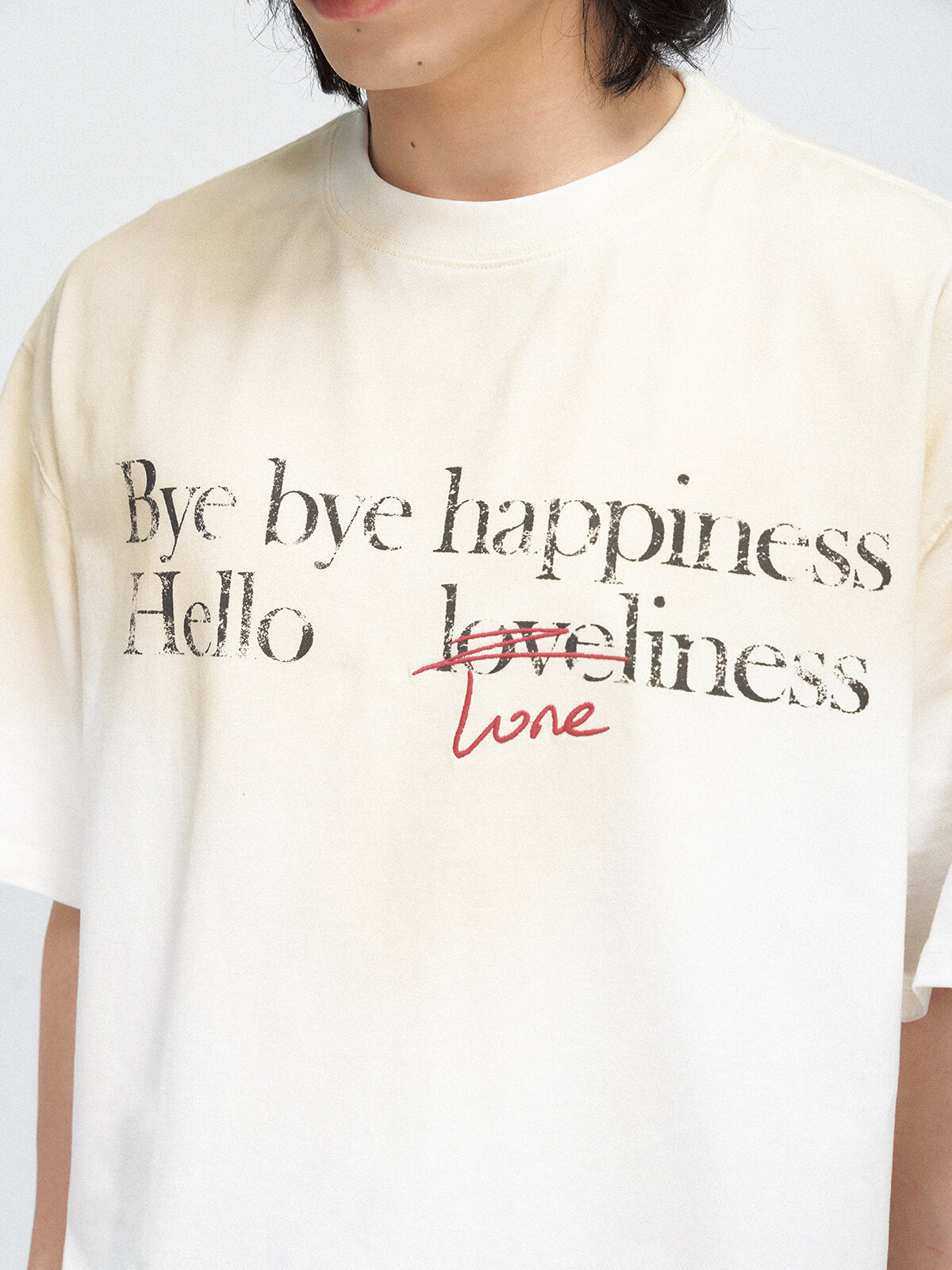 Peoplesense Gradient Vintage Oversized Tee