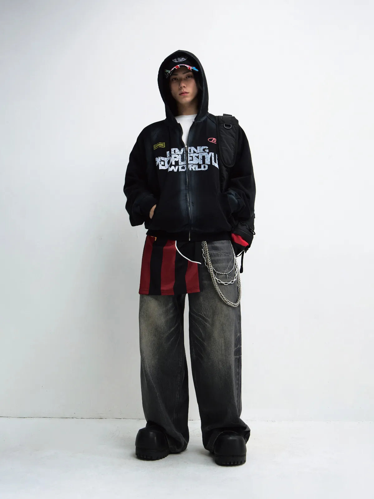 Peoplesense Gradient Zip Up Hoodie