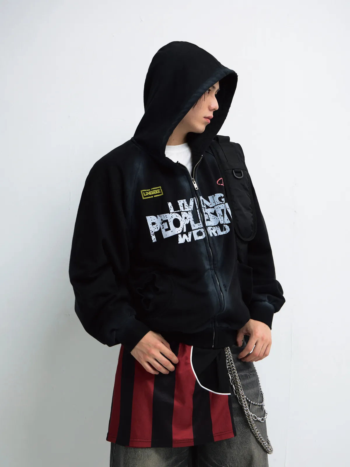 Peoplesense Gradient Zip Up Hoodie