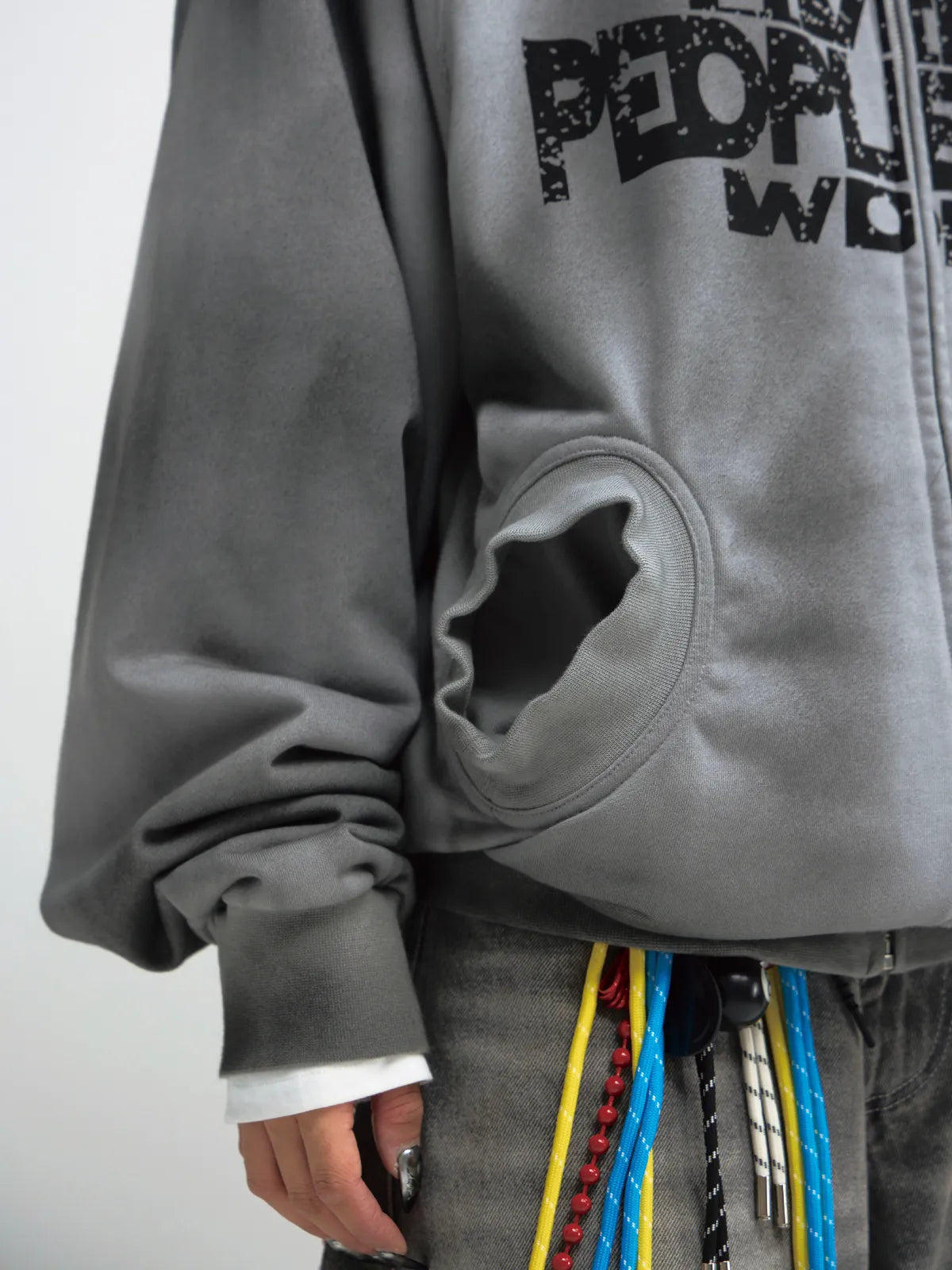 Peoplesense Gradient Zip Up Hoodie
