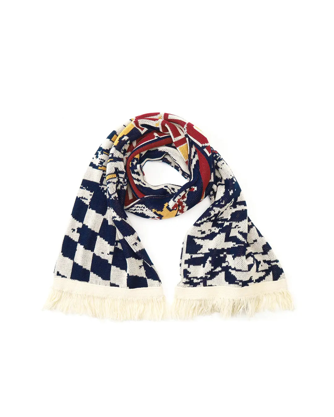 Peoplesense Racing Checkered Scarf