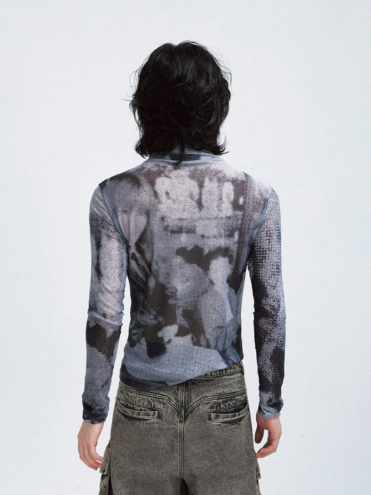 Peoplesense Slim Fit Mesh T-Shirt