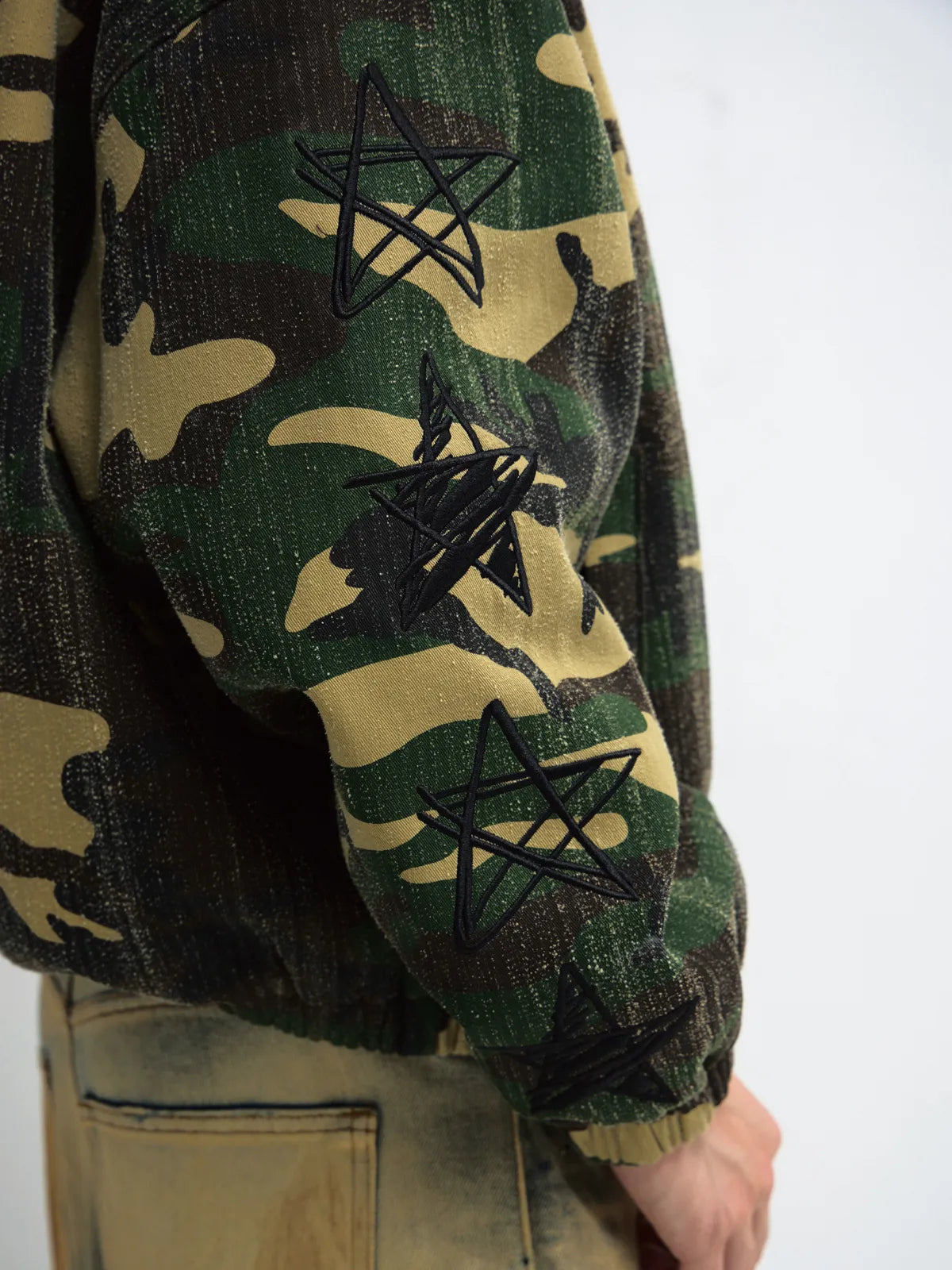 Peoplesense Punk Camouflage Hooded Jacket