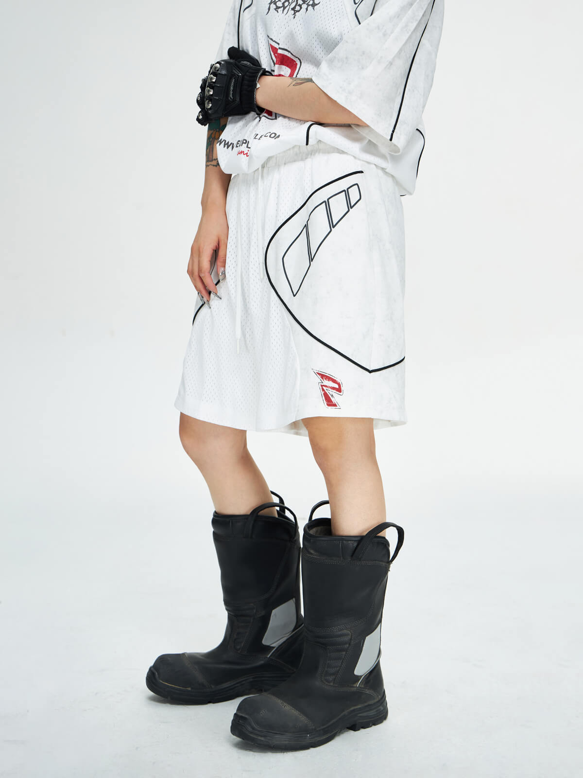 Peoplesense Racer Aesthetic Mesh Shorts