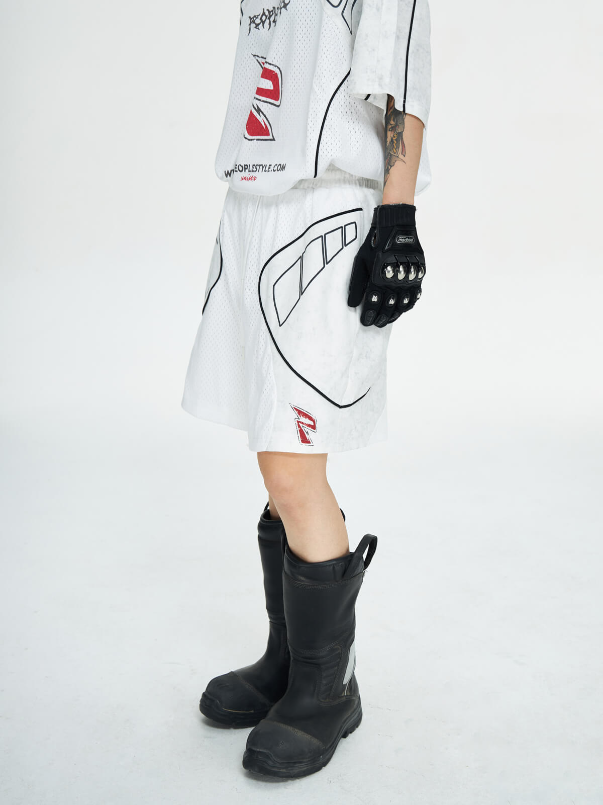 Peoplesense Racer Aesthetic Mesh Shorts