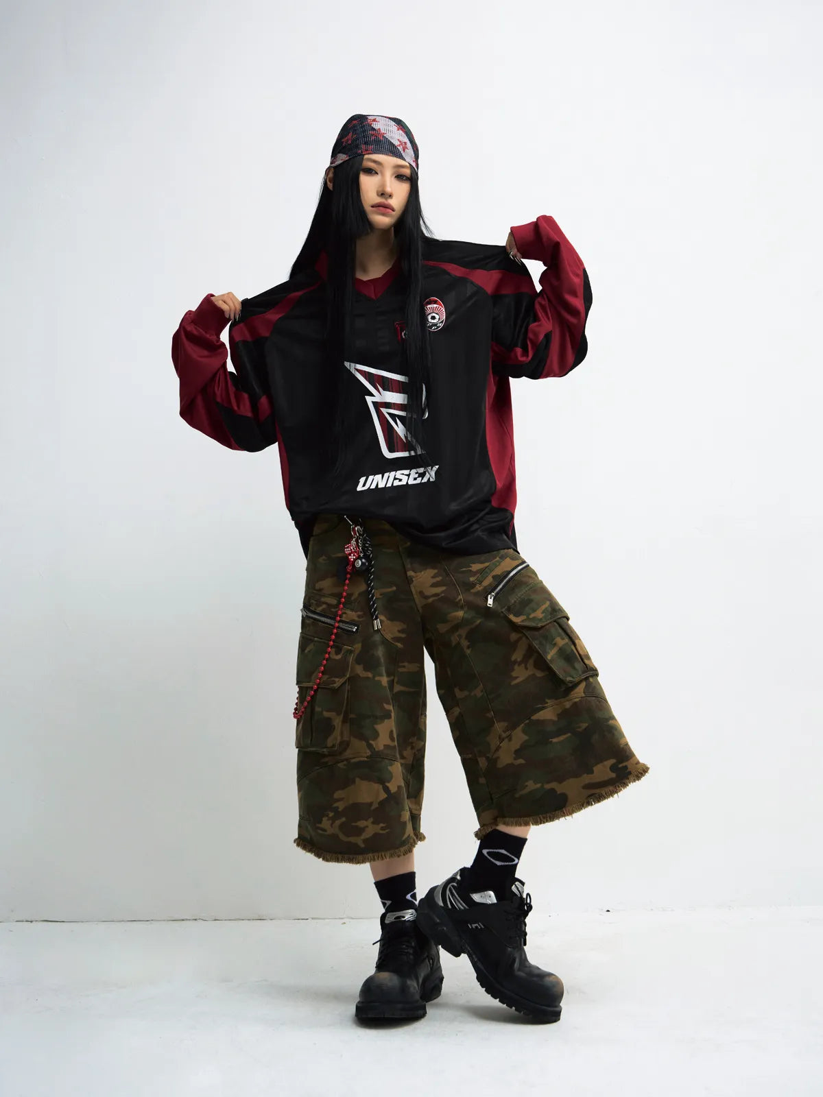 Peoplesense Quick-Dry Racing Sweatshirt Loose