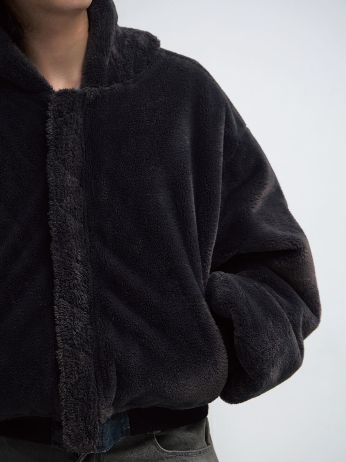 Peoplesense Reversible Camo Sherpa Hooded Jacket
