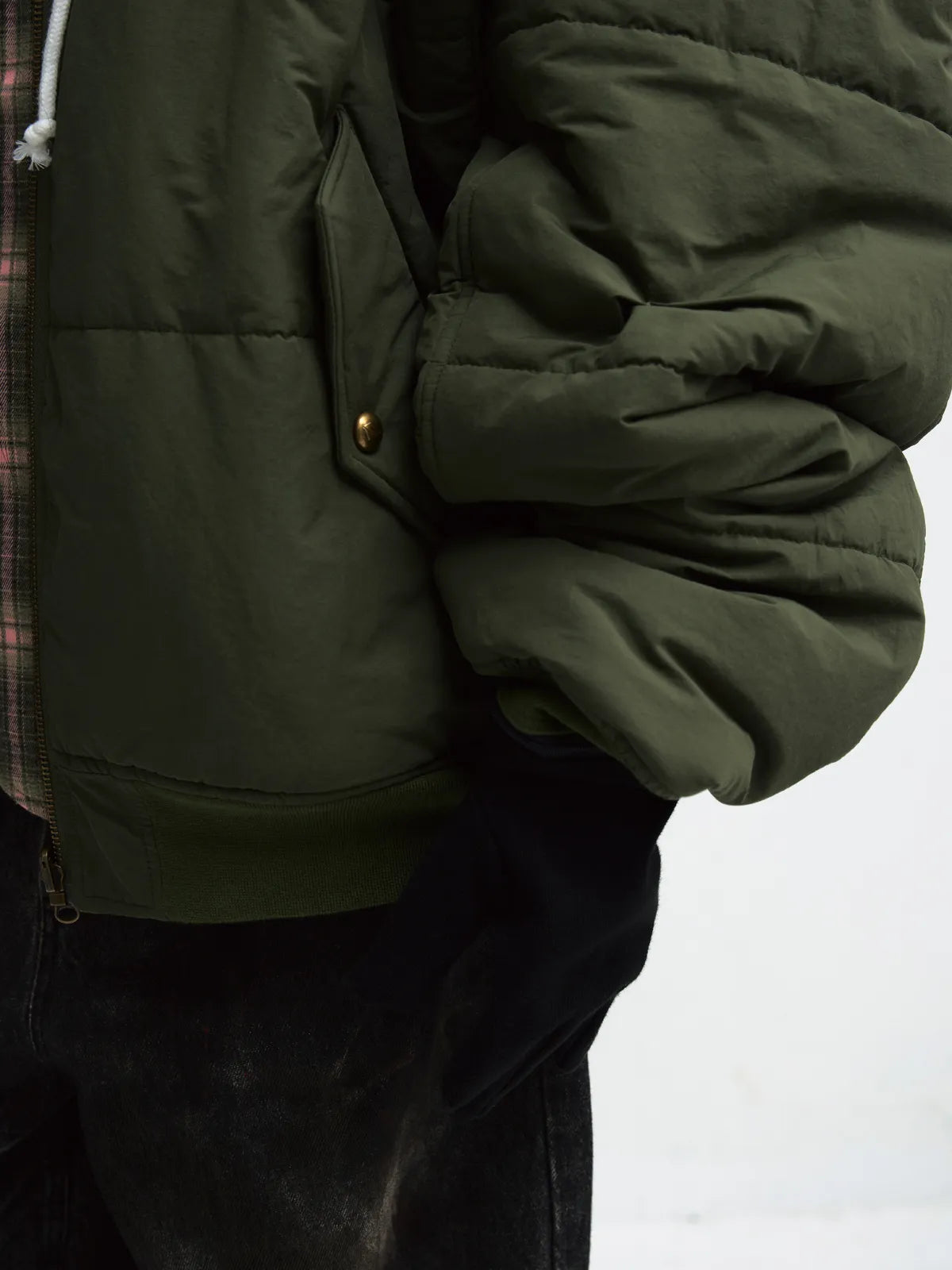 Peoplesense Reversible Checked Cotton Jacket